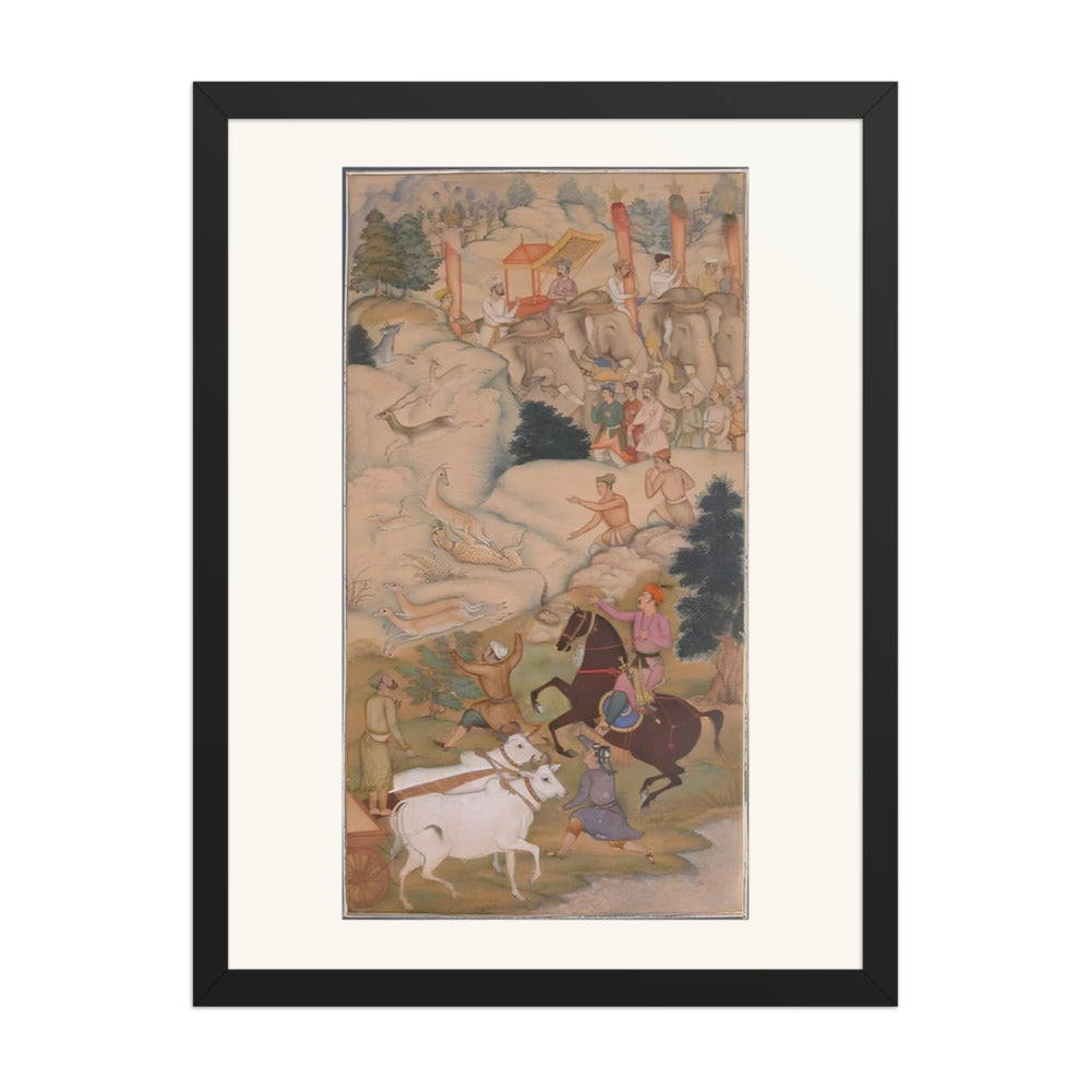 The Hunt at Mandhakur — An Akbarnama Scene — view 4