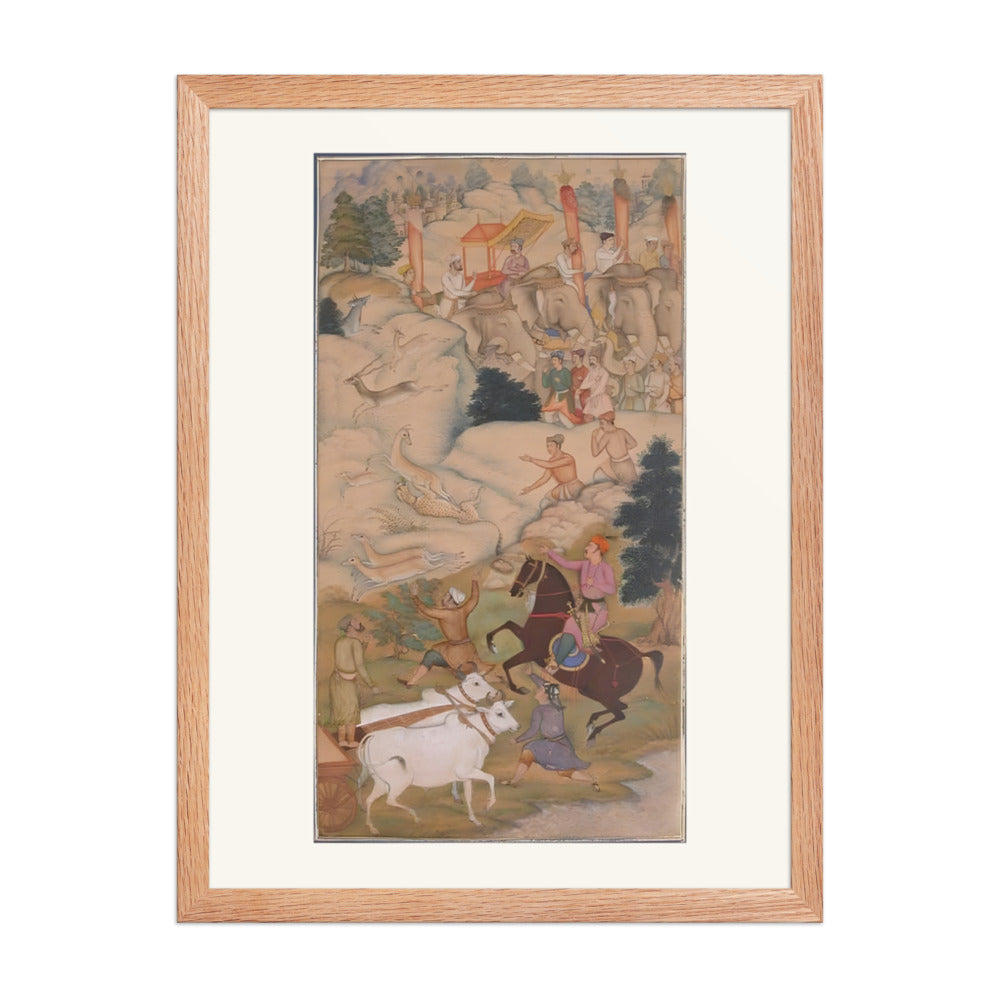 The Hunt at Mandhakur — An Akbarnama Scene — view 5