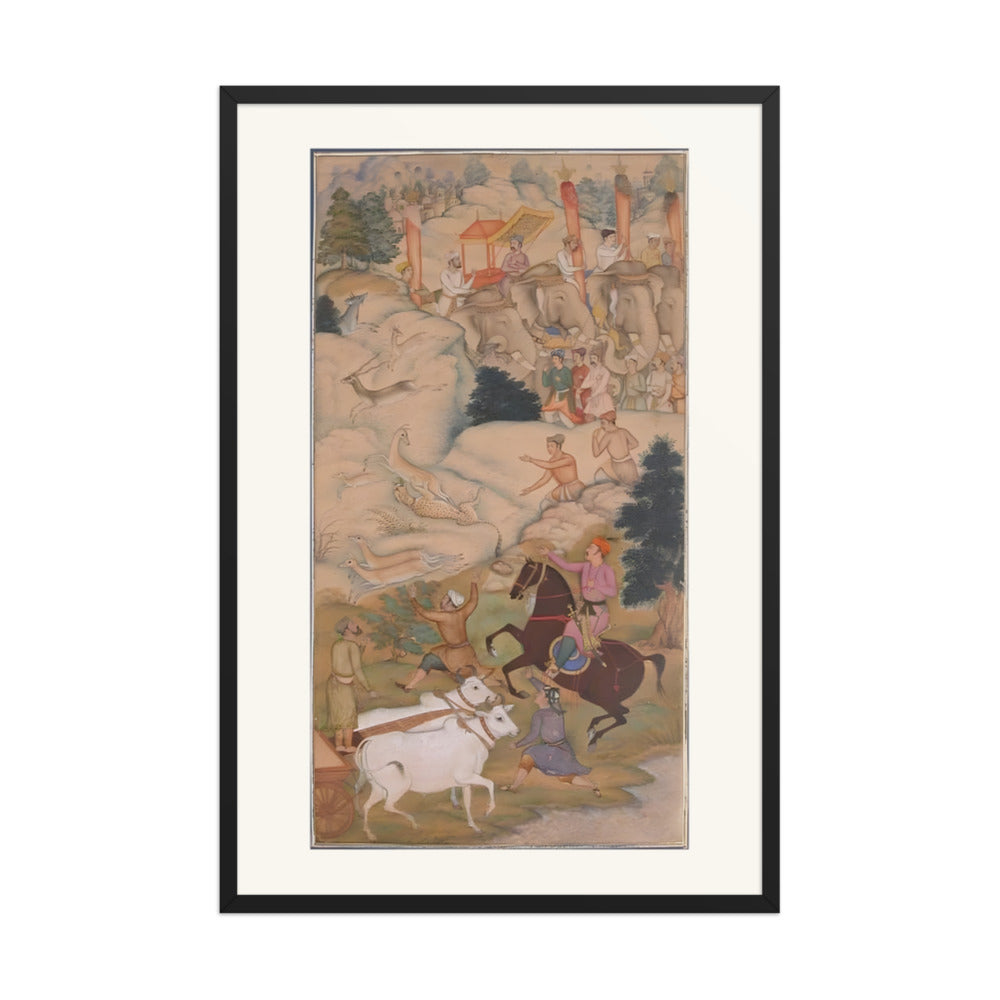 The Hunt at Mandhakur — An Akbarnama Scene — view 7