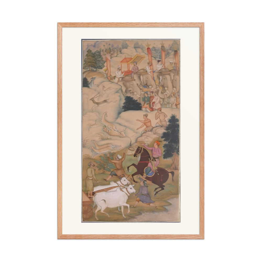 The Hunt at Mandhakur — An Akbarnama Scene — view 8
