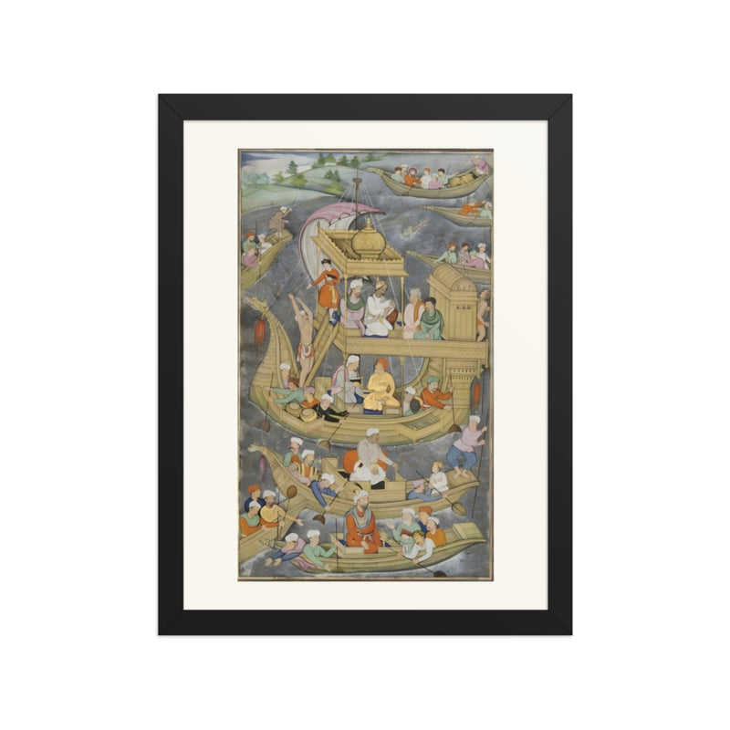 Akbar's River Expedition to the East — An Akbarnama Scene