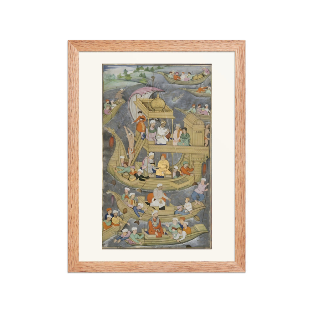 Akbar's River Expedition to the East — An Akbarnama Scene — view 2