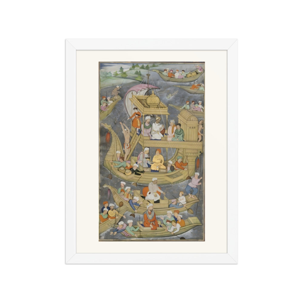 Akbar's River Expedition to the East — An Akbarnama Scene — view 3