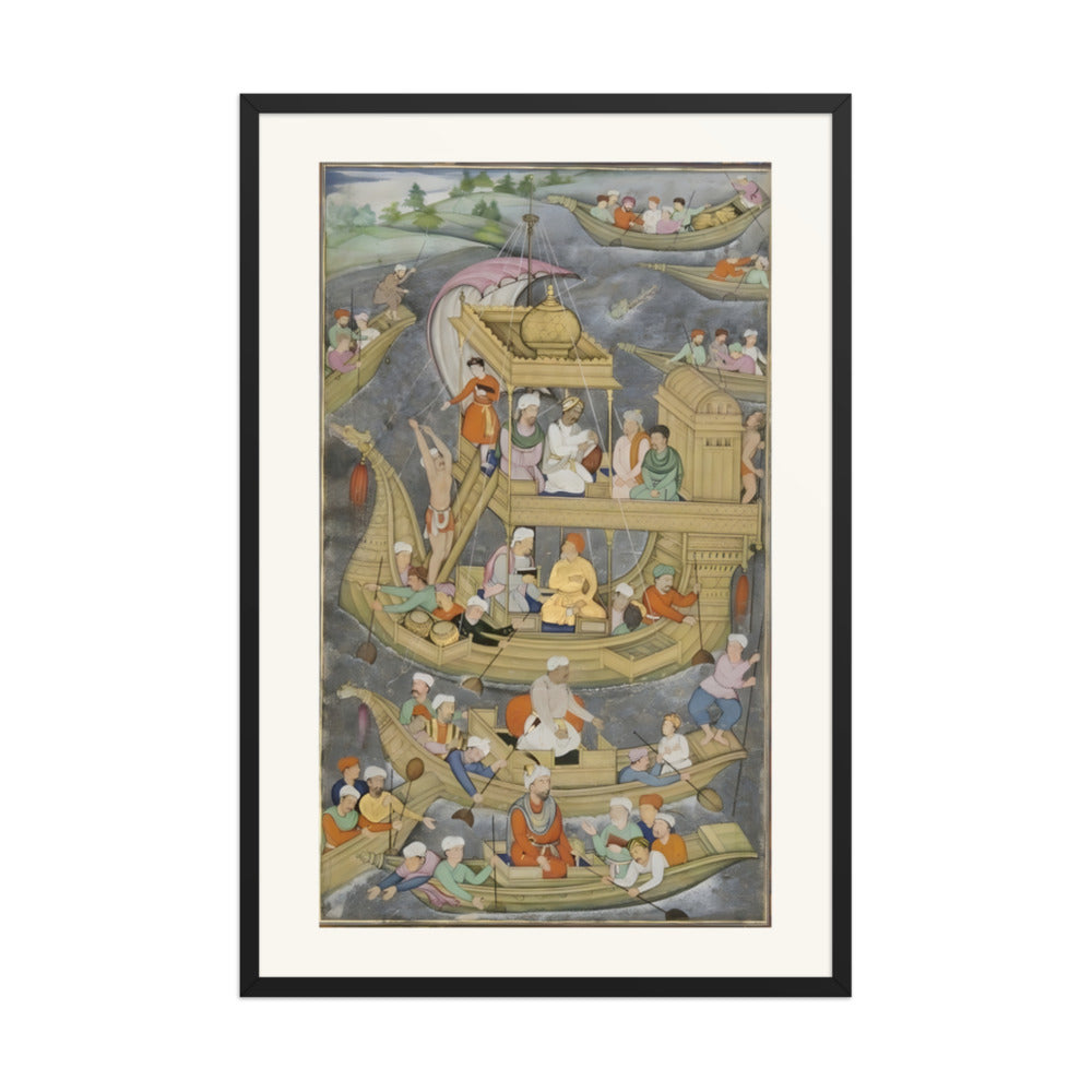 Akbar's River Expedition to the East — An Akbarnama Scene — view 7