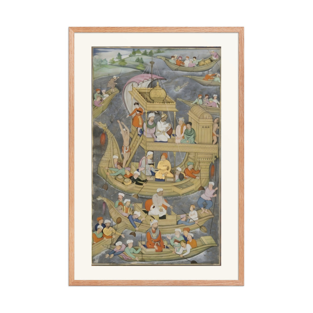 Akbar's River Expedition to the East — An Akbarnama Scene — view 8