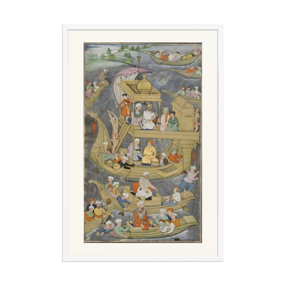 Akbar's River Expedition to the East — An Akbarnama Scene — view 9