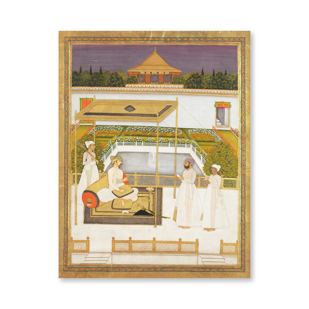 Nawab Shuja-ud-Daula Receives Two Officers — view 4