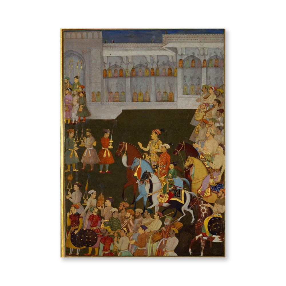 The Wedding Procession of Prince Shah-Shuja — A Padshahnama Scene — view 4