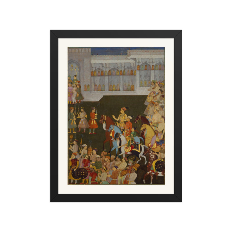 The Wedding Procession of Prince Shah-Shuja — A Padshahnama Scene