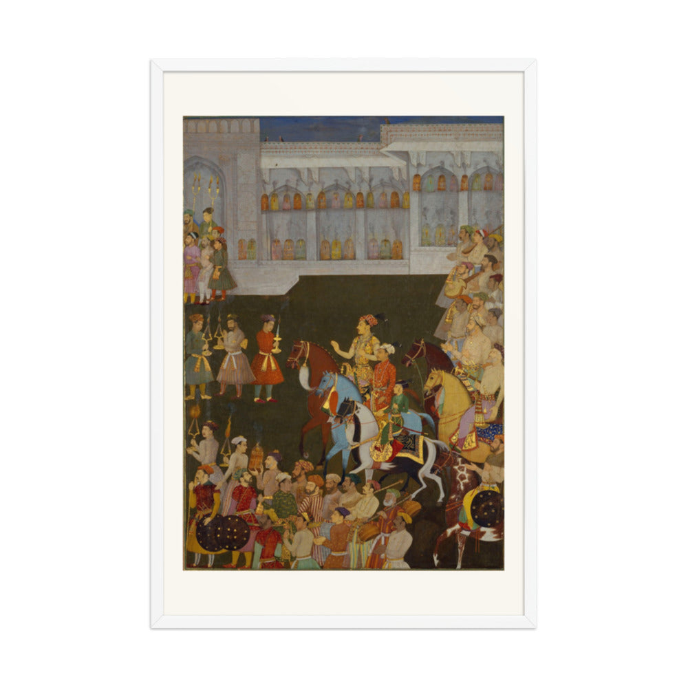 The Wedding Procession of Prince Shah-Shuja — A Padshahnama Scene — view 9