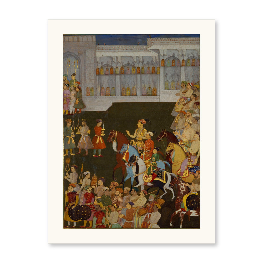 The Wedding Procession of Prince Shah-Shuja — A Padshahnama Scene — view 10