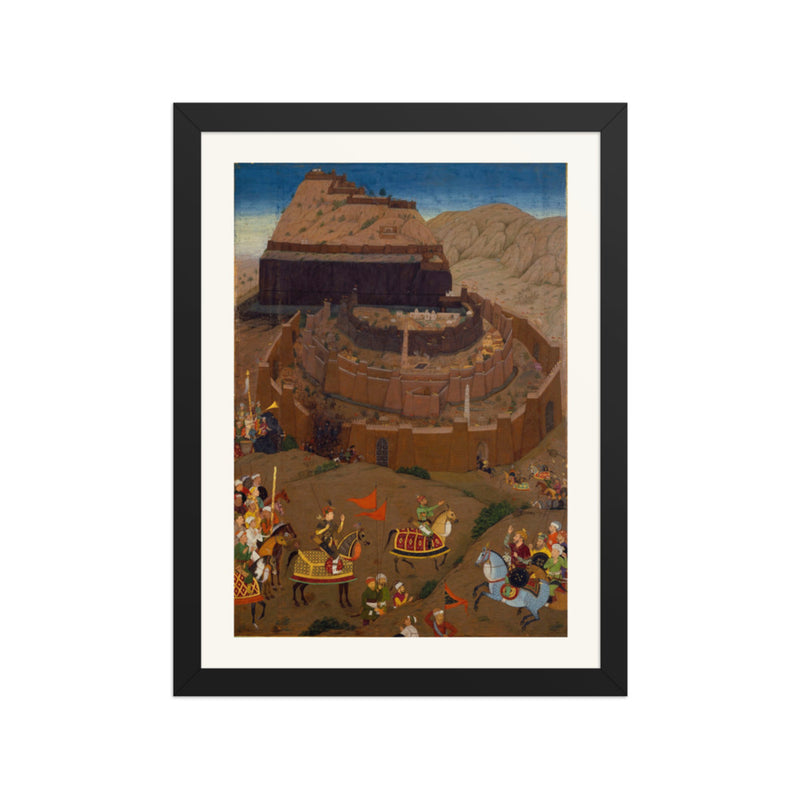 The Siege of Daulatabad — A Padshahnama Scene