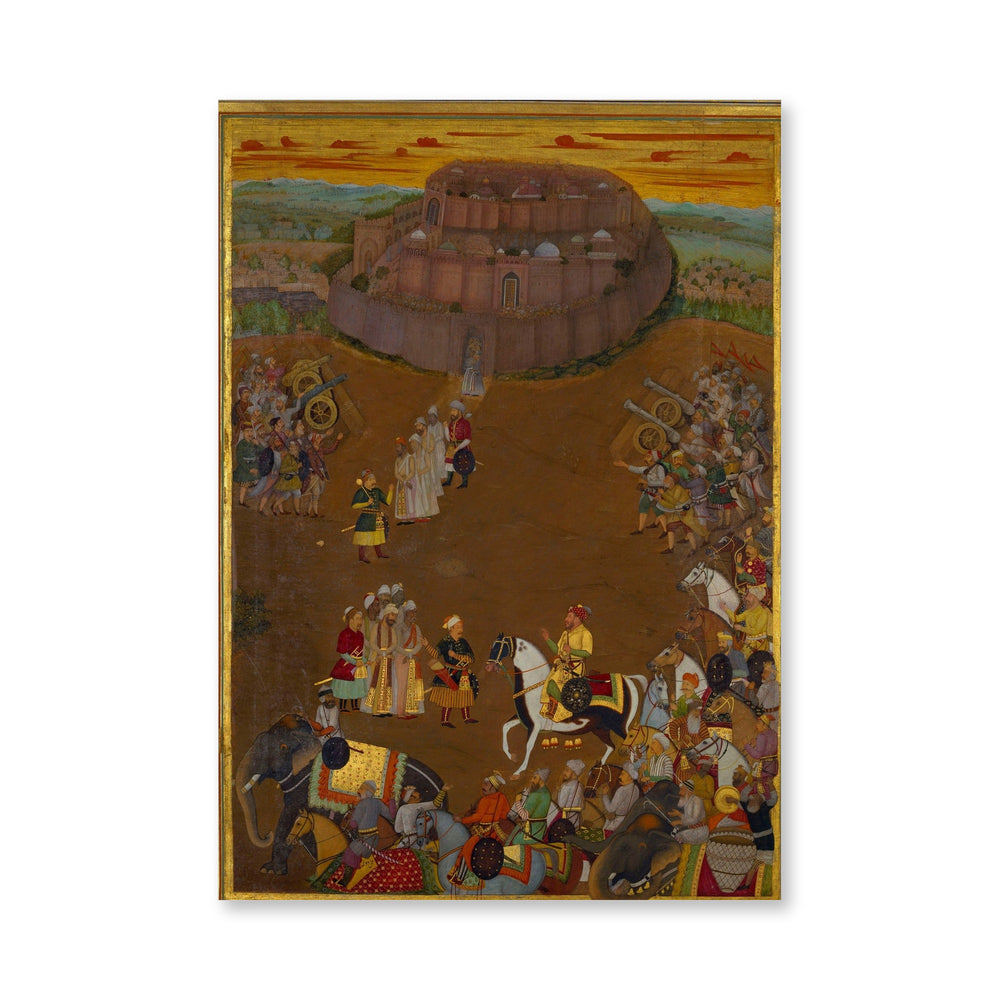 The Surrender of the Fort at Udgir — A Padshahnama Scene — view 4