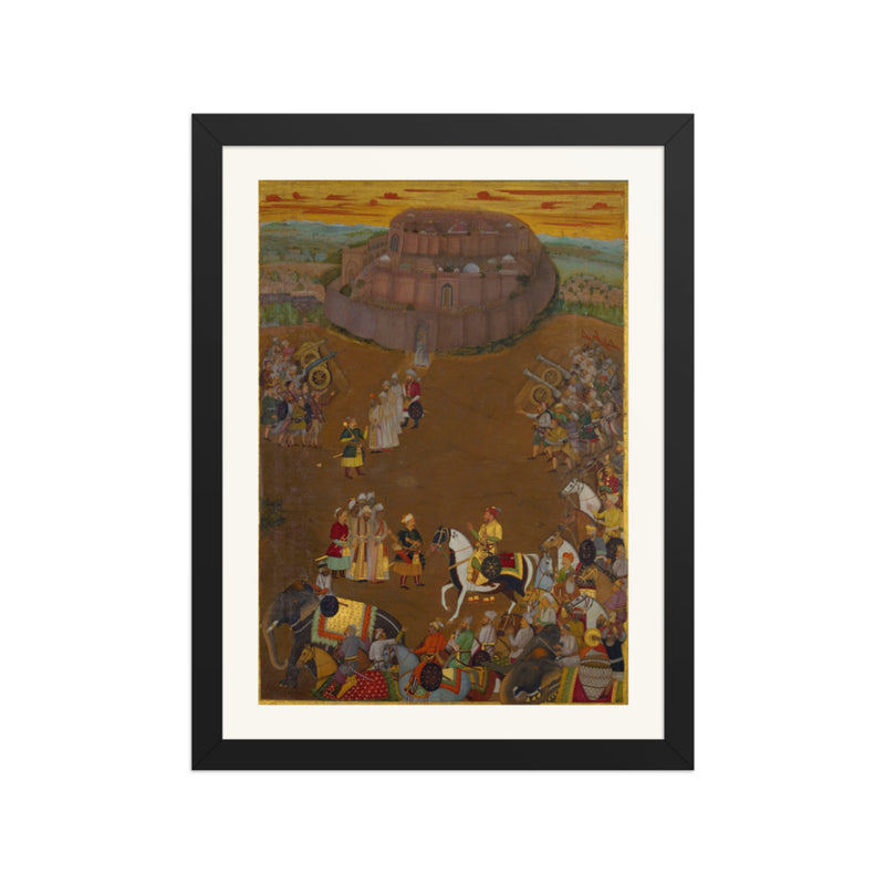 The Surrender of the Fort at Udgir — A Padshahnama Scene