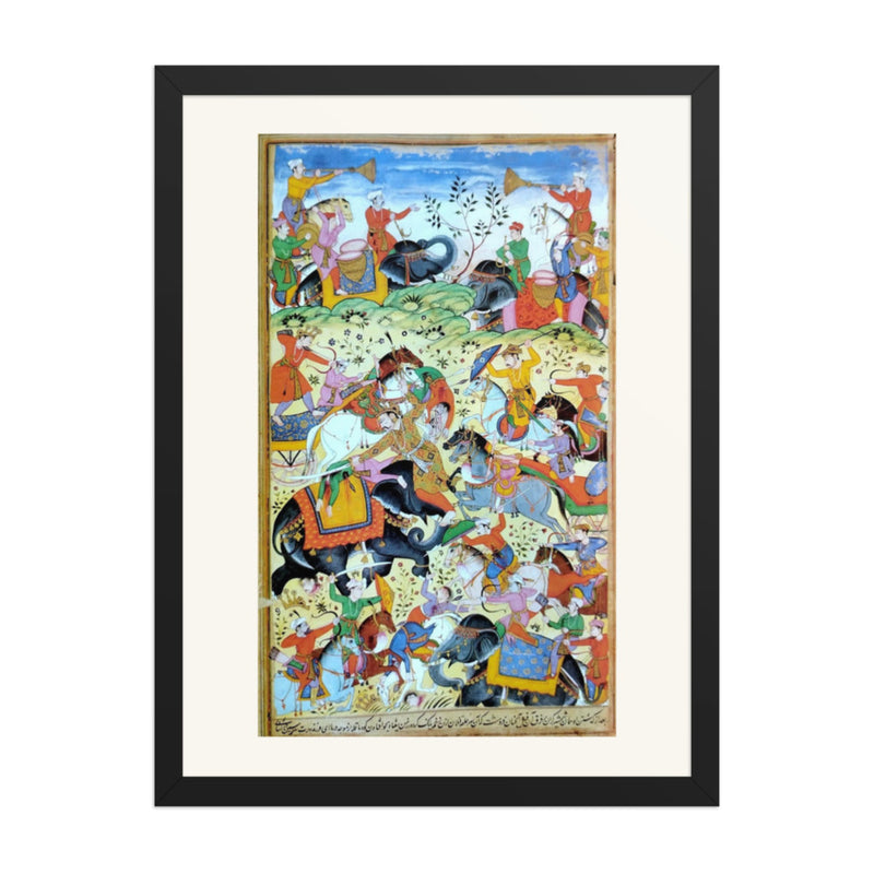 The Death of the King of Kalinga — A Razmnama Folio