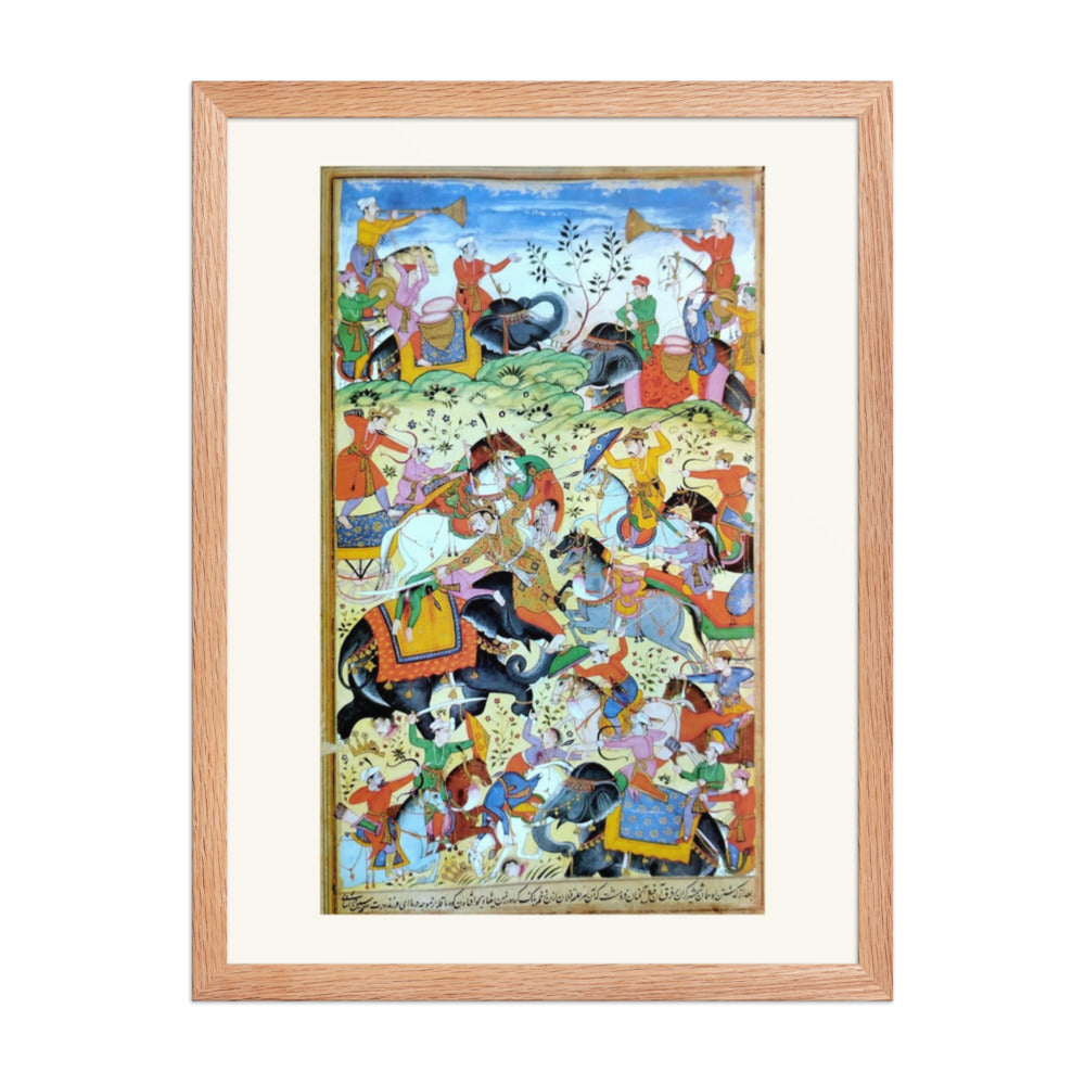 The Death of the King of Kalinga — A Razmnama Folio — view 2