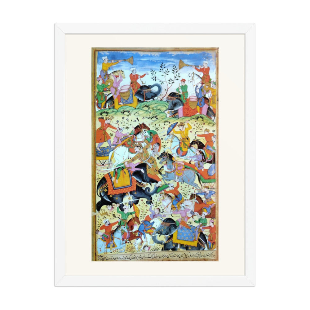 The Death of the King of Kalinga — A Razmnama Folio — view 3