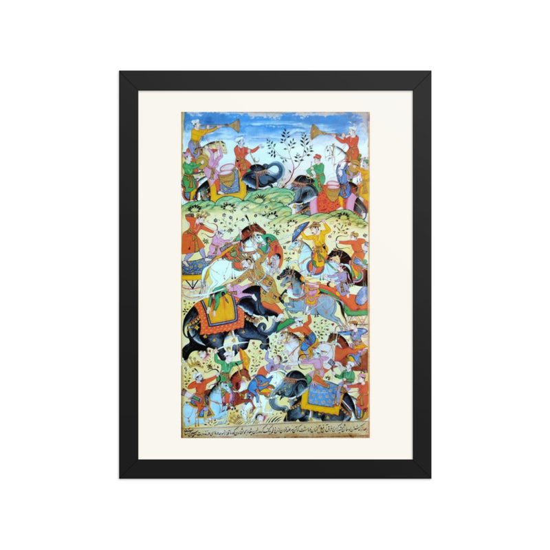 The Death of the King of Kalinga — A Razmnama Folio