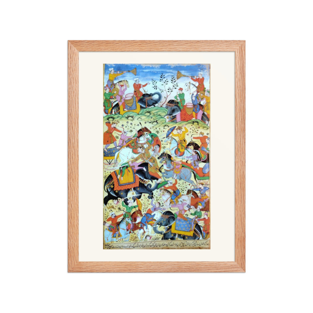 The Death of the King of Kalinga — A Razmnama Folio — view 2