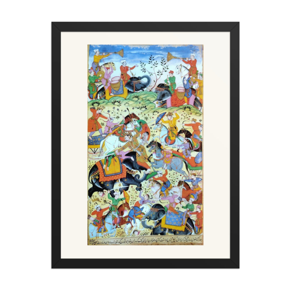 The Death of the King of Kalinga — A Razmnama Folio — view 4