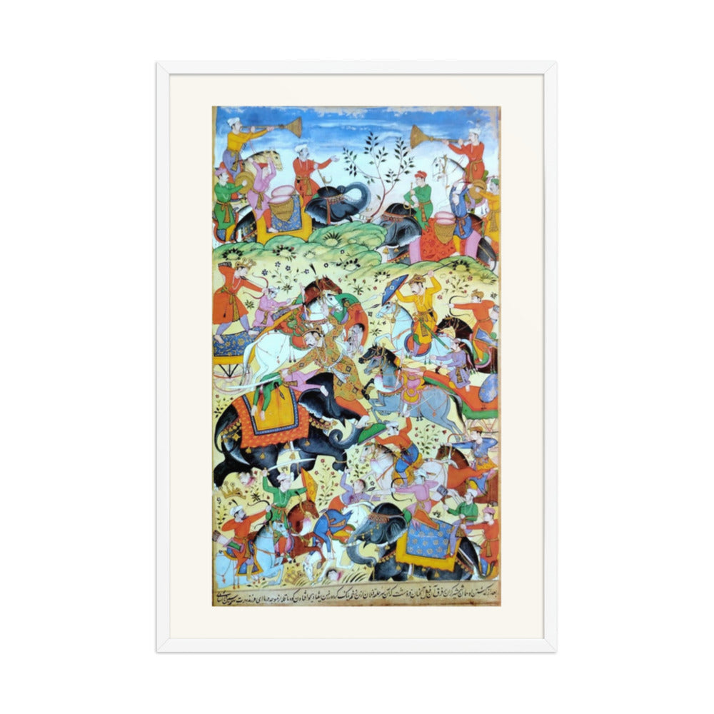 The Death of the King of Kalinga — A Razmnama Folio — view 9
