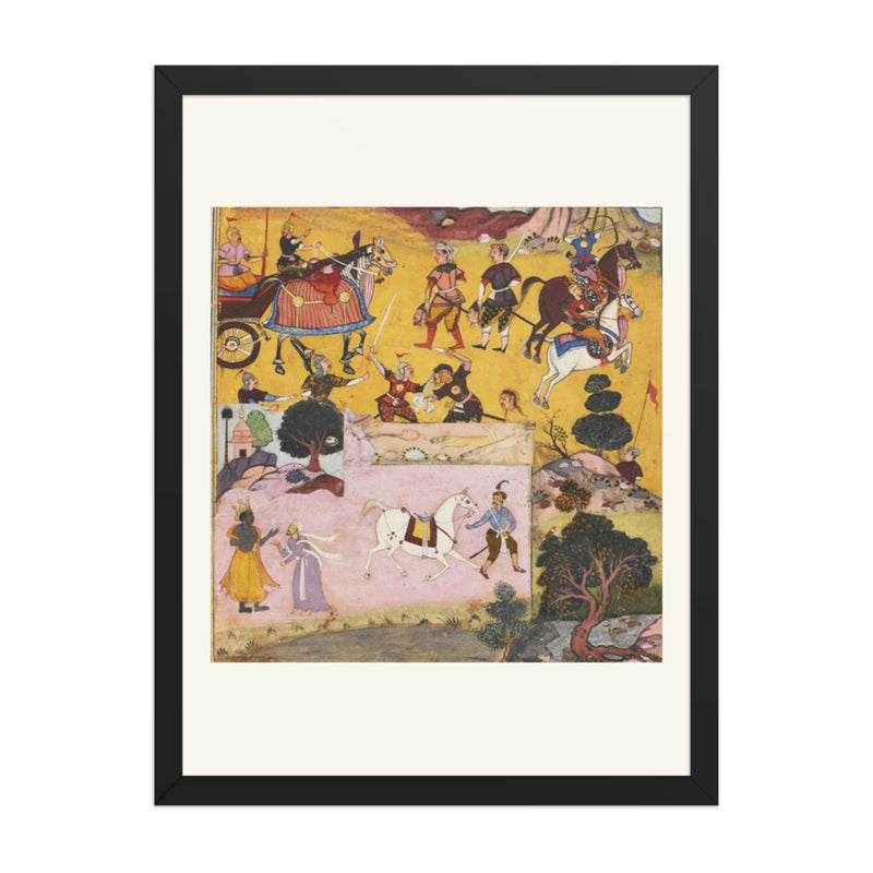 A Composite Illustration from the Razmnama