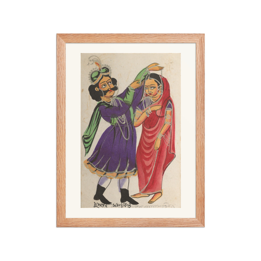 Dusmanta Garlanding Shakumtala — view 2
