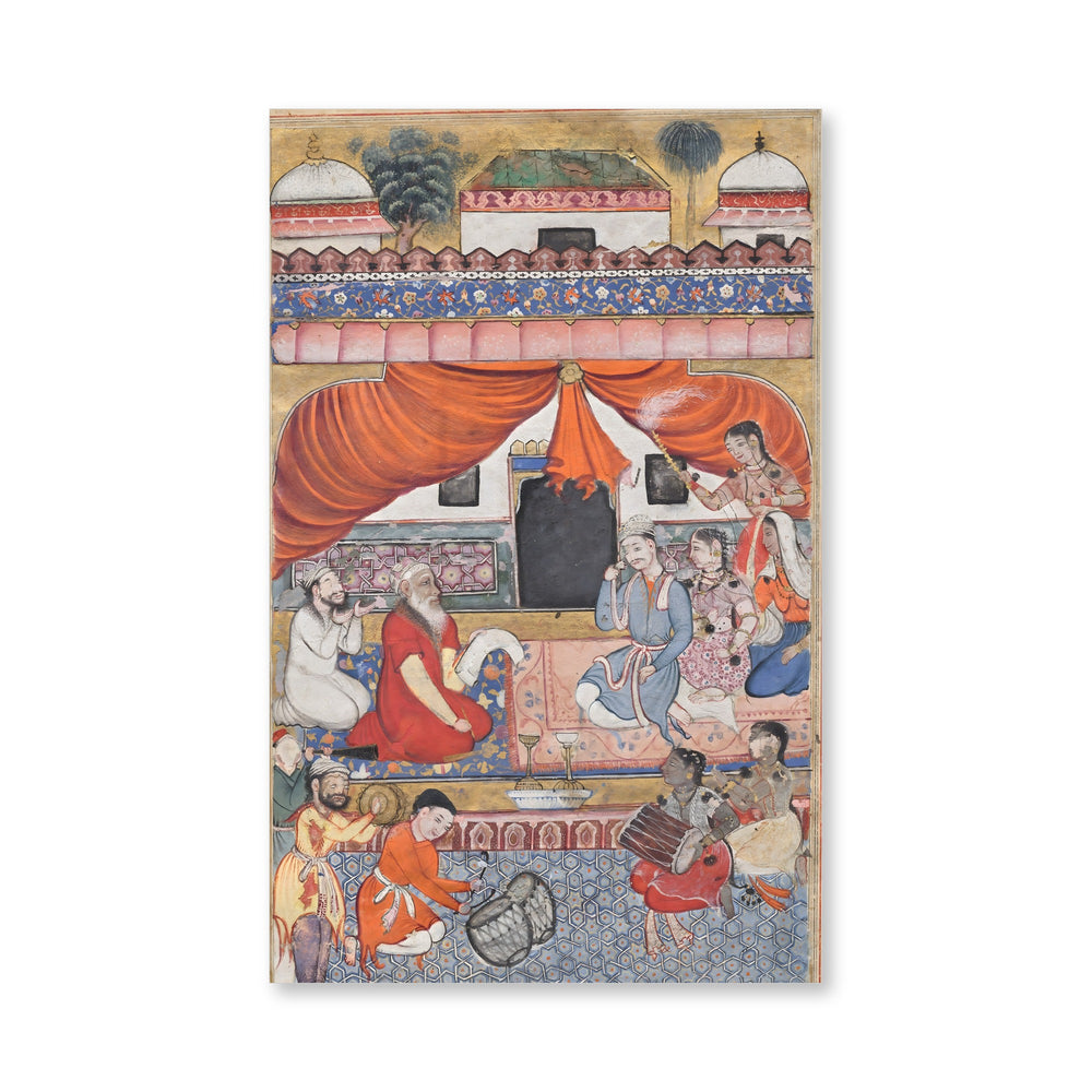 Preparation for the marriage of Mahmuda to the Young Vizier, from a Tu — view 4