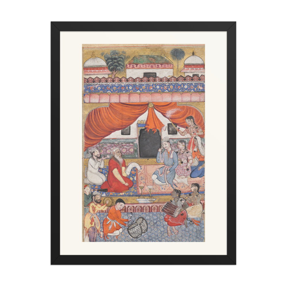 Preparation for the marriage of Mahmuda to the Young Vizier, from a Tu — view 4