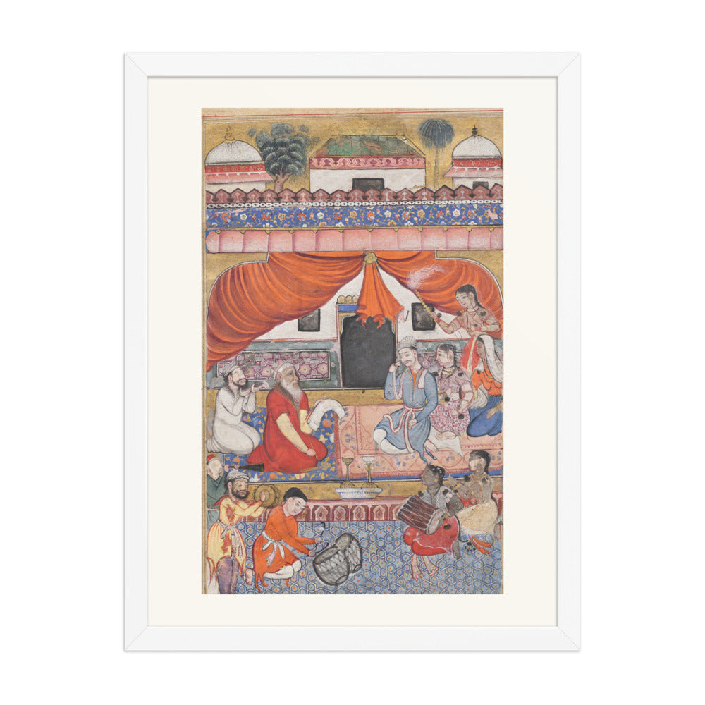 Preparation for the marriage of Mahmuda to the Young Vizier, from a Tu — view 6