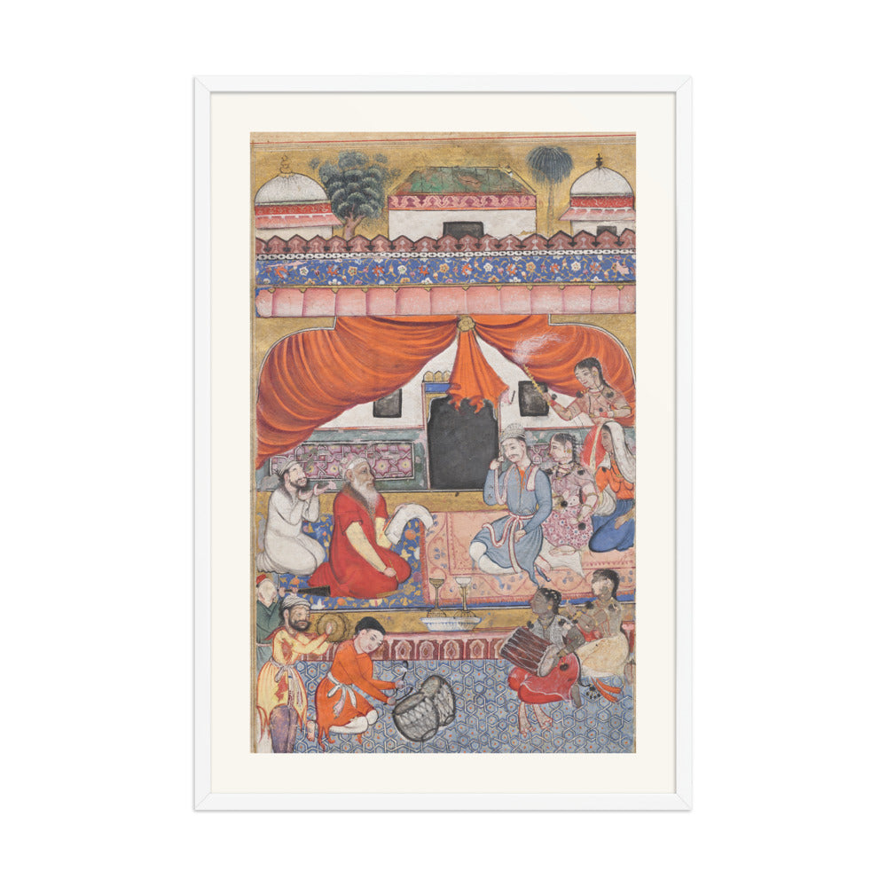 Preparation for the marriage of Mahmuda to the Young Vizier, from a Tu — view 9