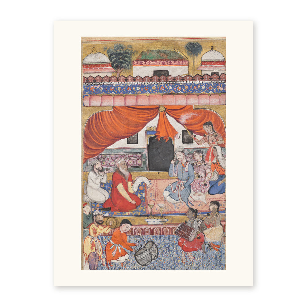 Preparation for the marriage of Mahmuda to the Young Vizier, from a Tu — view 10