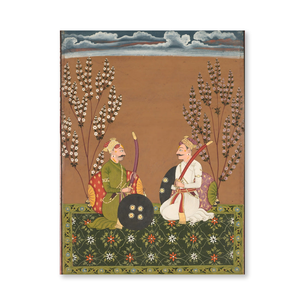 Surmananda Ragaputra of Hindol, from a Ragamala — view 4