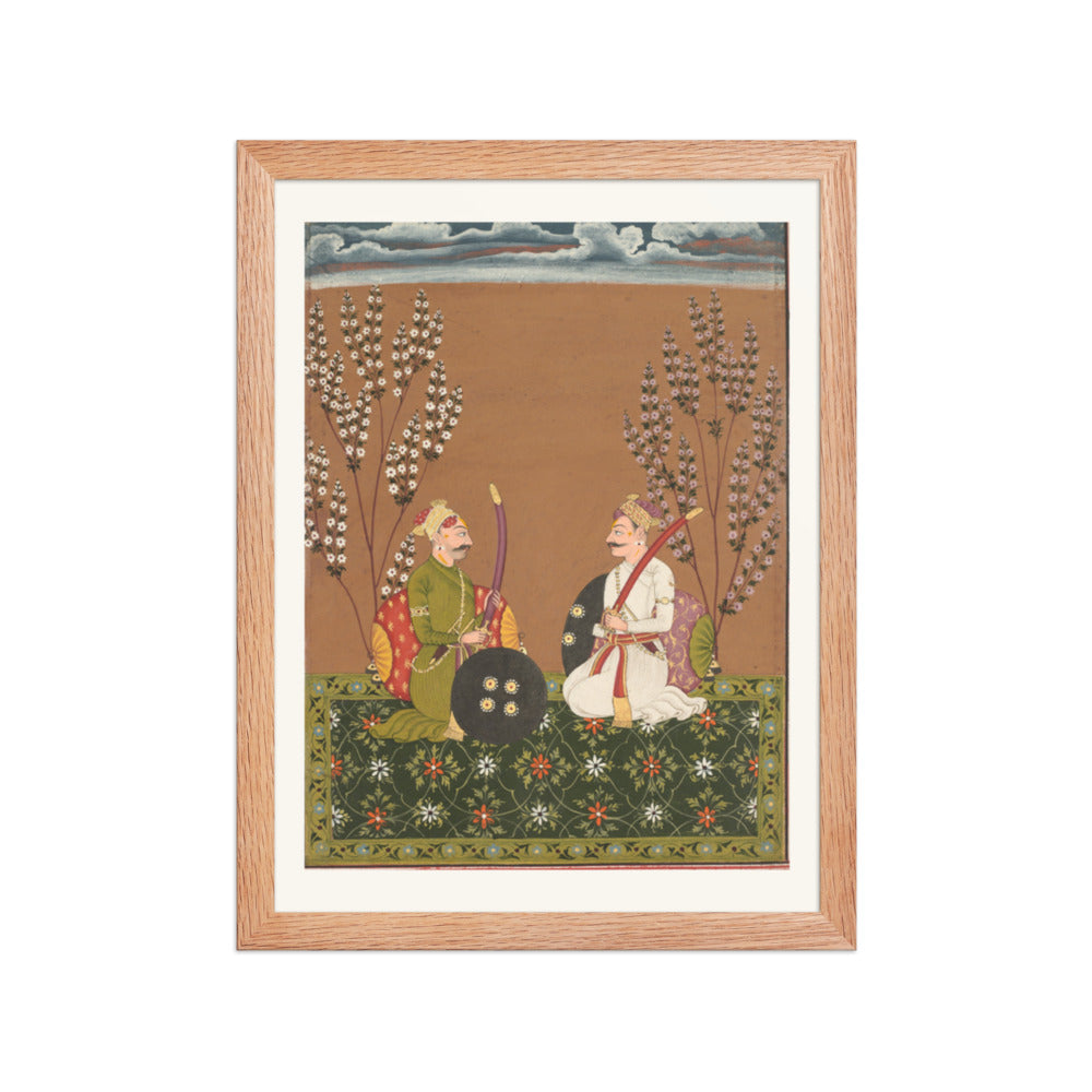 Surmananda Ragaputra of Hindol, from a Ragamala — view 2