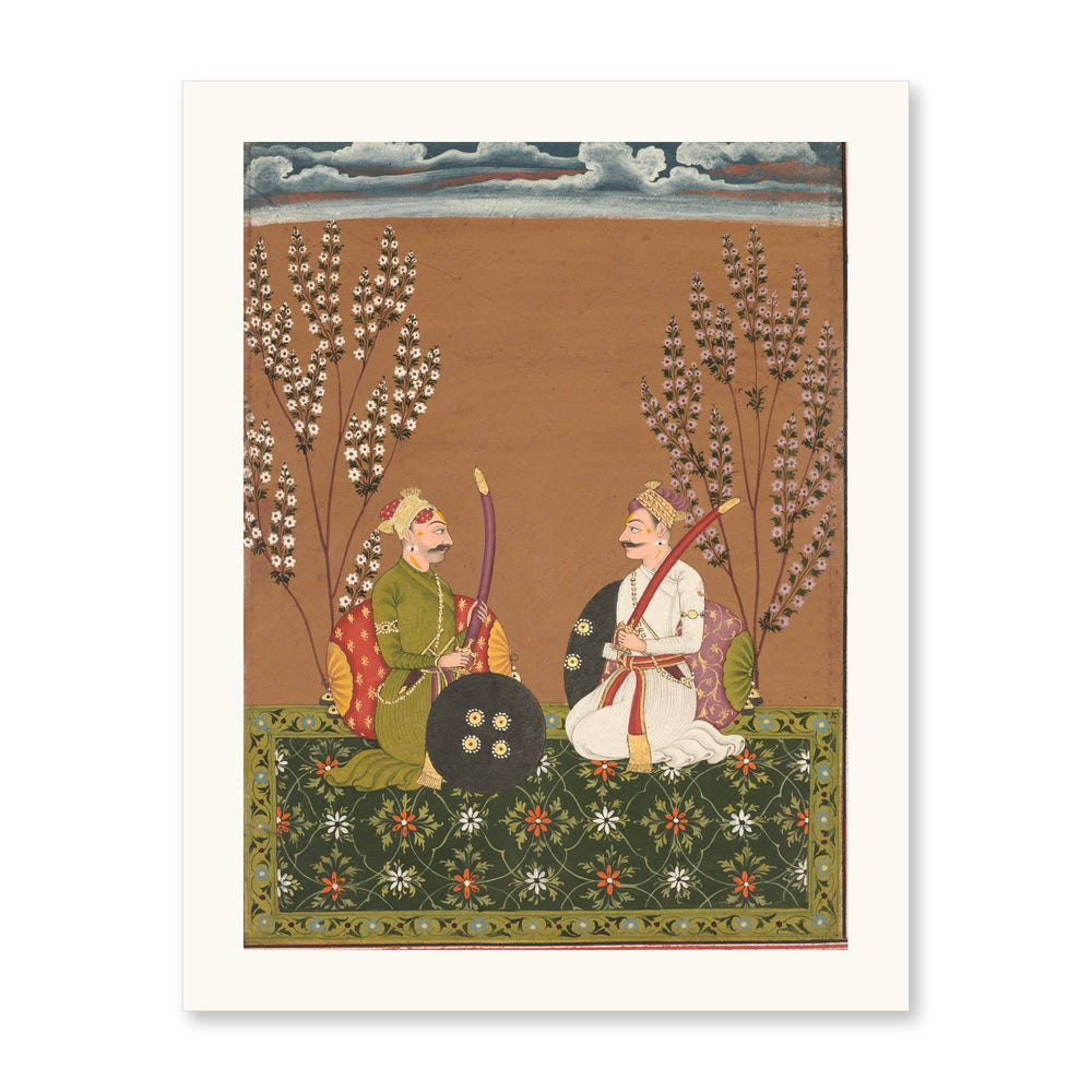Surmananda Ragaputra of Hindol, from a Ragamala — view 7
