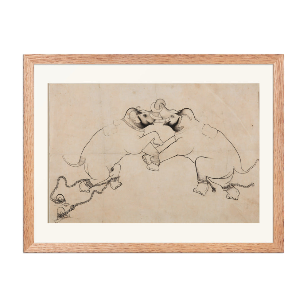 Two Elephants in Combat — view 2