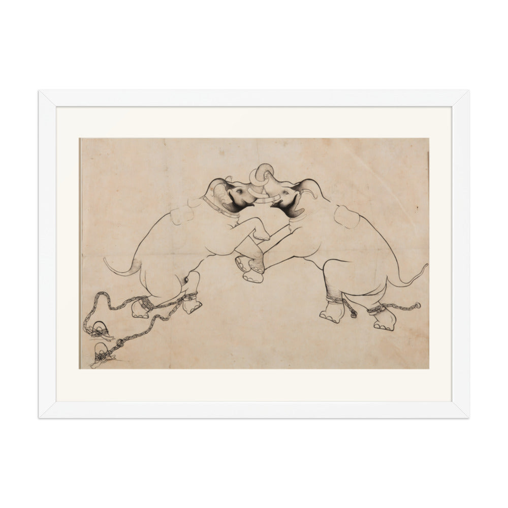 Two Elephants in Combat — view 3