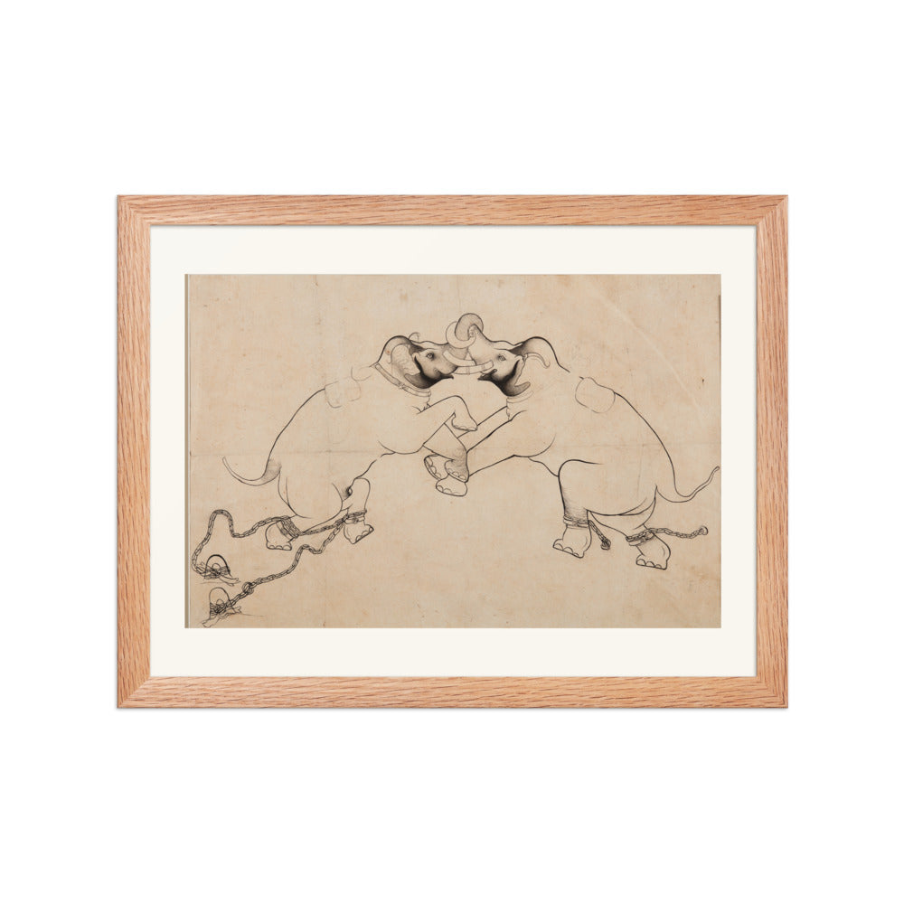 Two Elephants in Combat — view 2