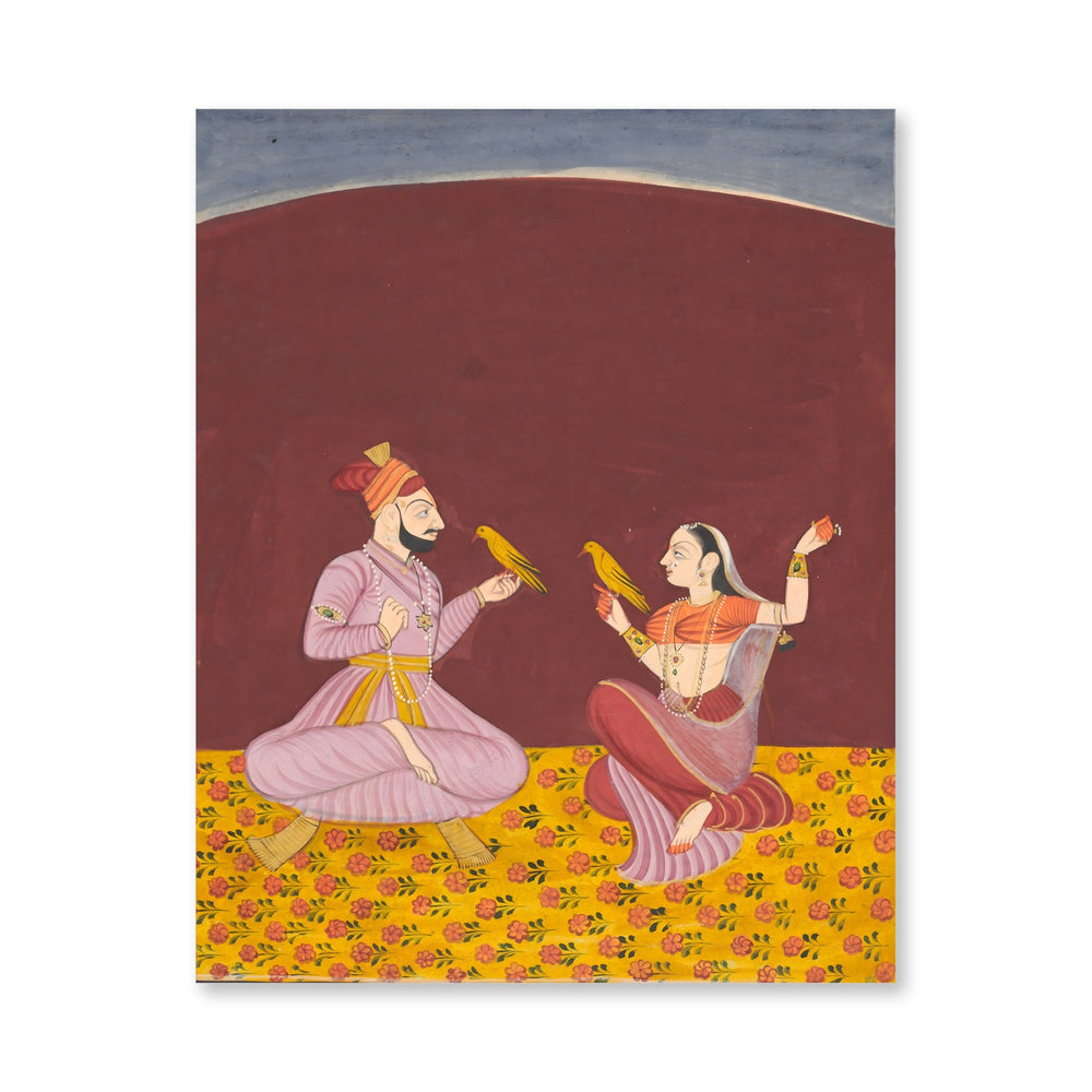Kausa Ragaputra of Malkos, from a Ragamala — view 4