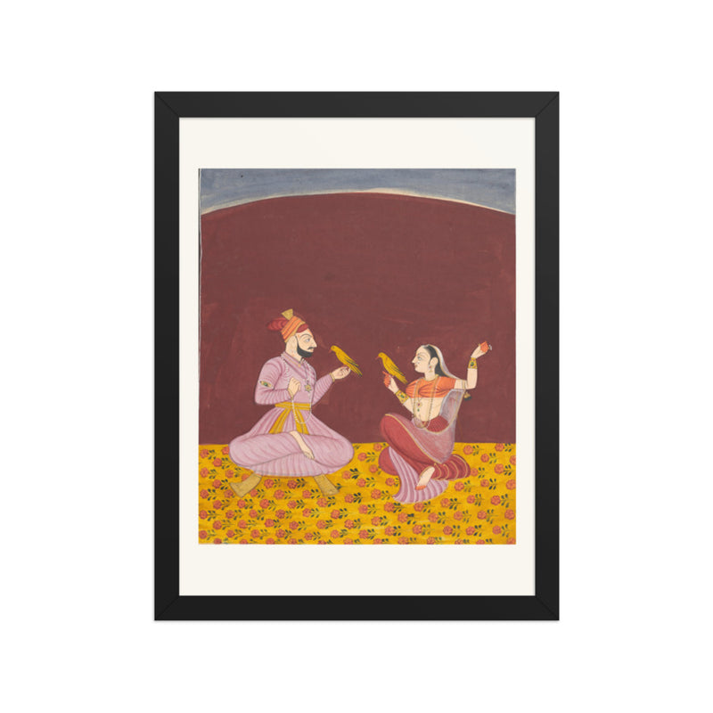 Kausa Ragaputra of Malkos, from a Ragamala