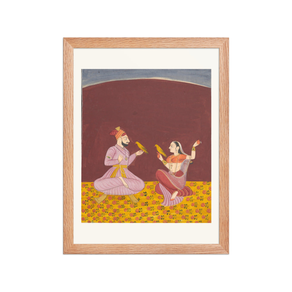 Kausa Ragaputra of Malkos, from a Ragamala — view 2