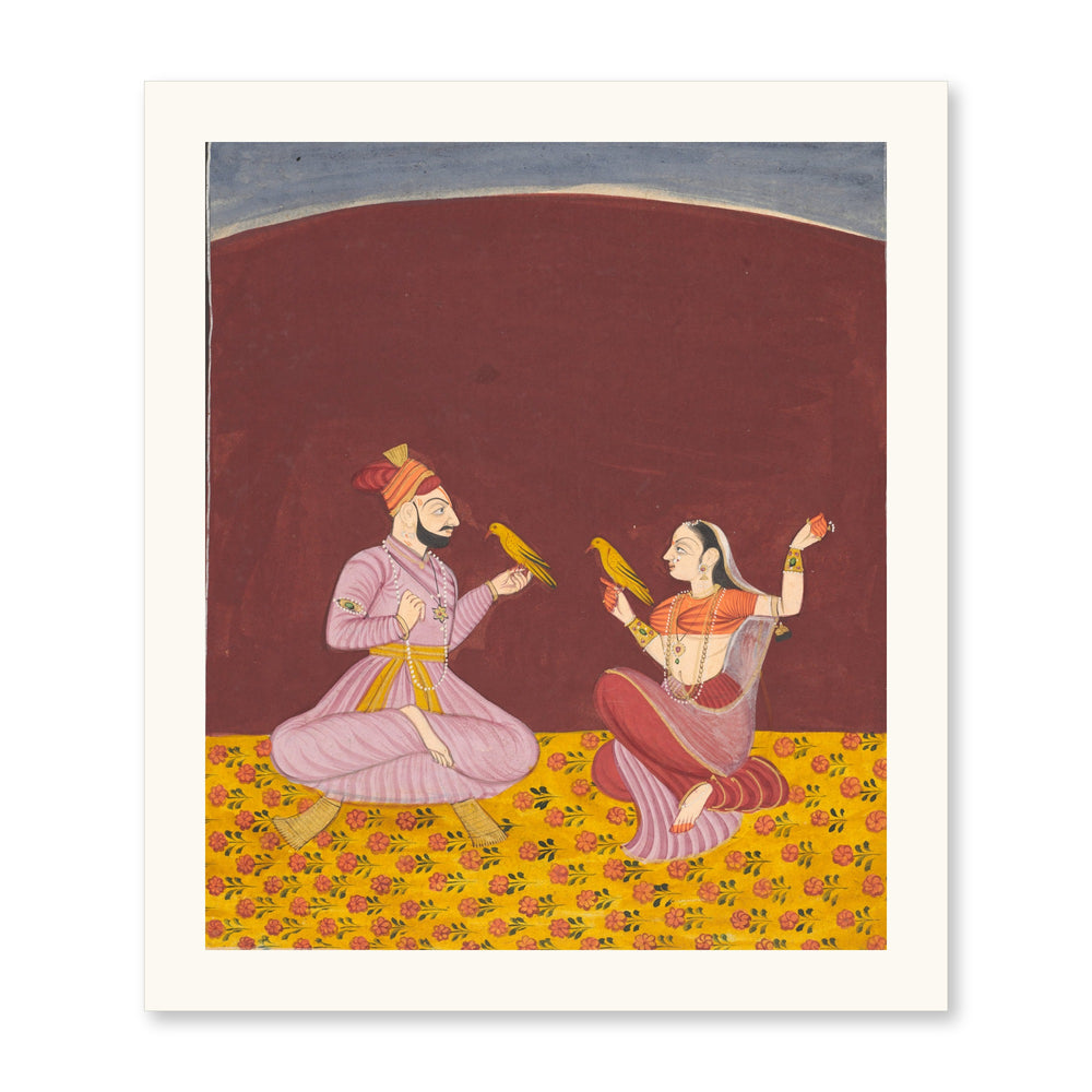 Kausa Ragaputra of Malkos, from a Ragamala — view 7