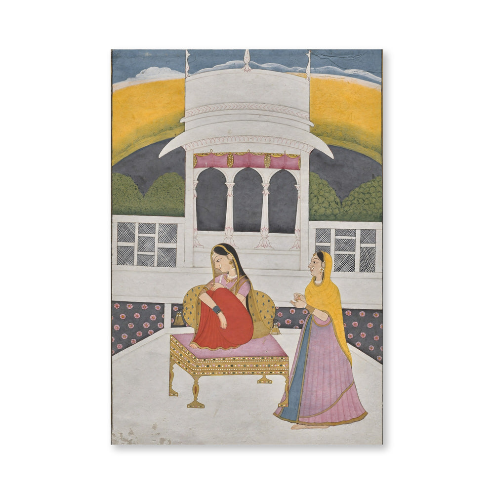 A Nayika, probably Proshitaperyasi Nayika — view 4