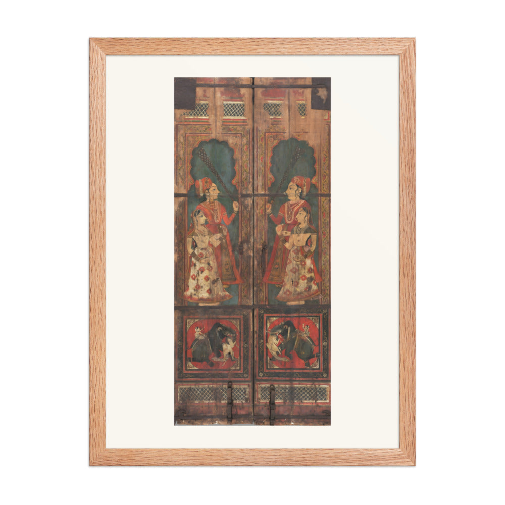 Pair of Painted Doors — view 2