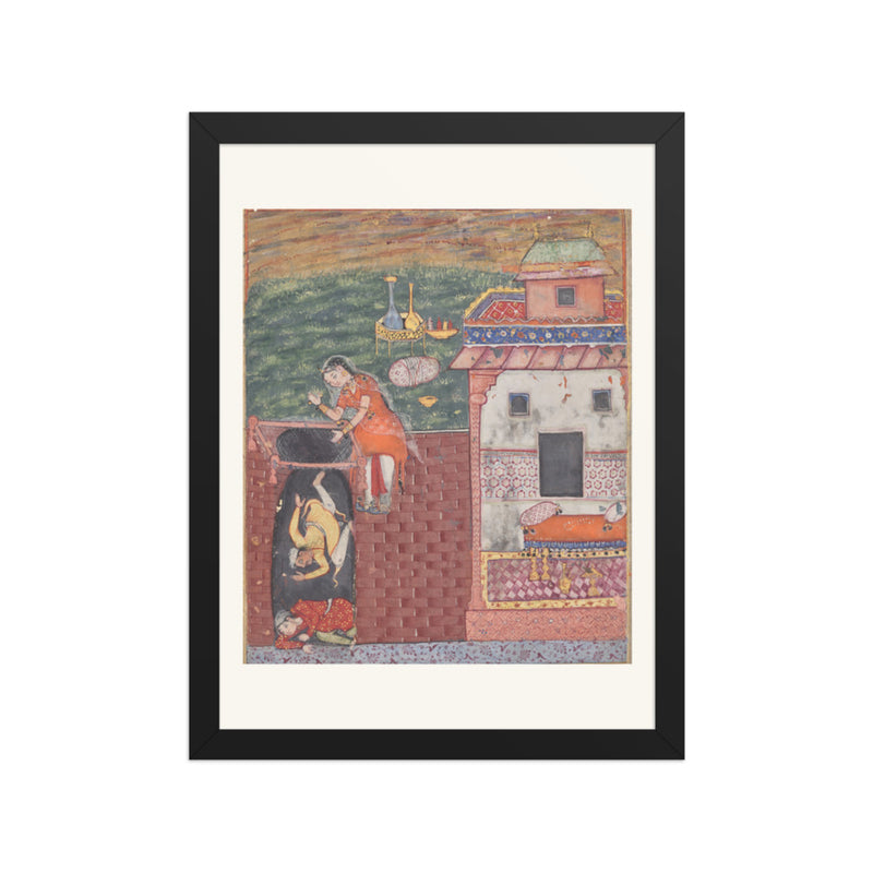 The two cooks, who attempt to seduce the warrior’s loyal wife, are