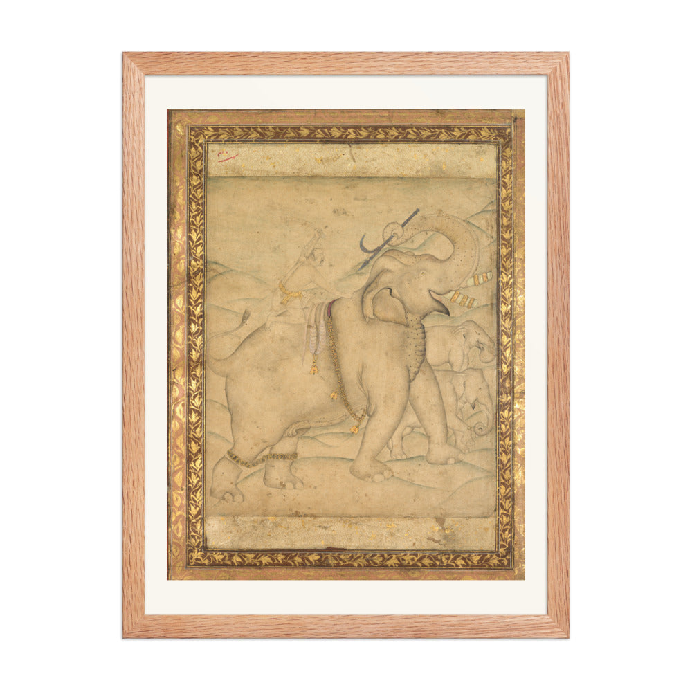 Portrait of Emperor Jahangir Riding an Elephant — view 5