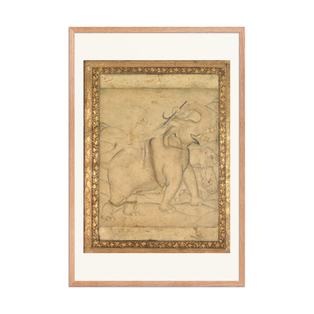 Portrait of Emperor Jahangir Riding an Elephant — view 8