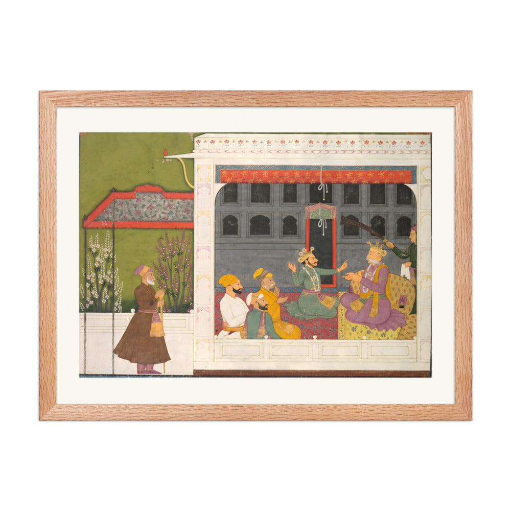 Shishupala arguing with Rukmini’s father, Bhishmaka — view 2