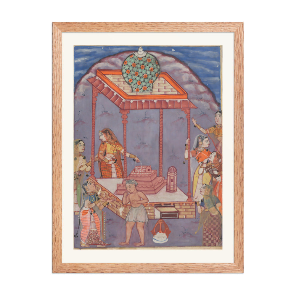 The destitute Mukhtar meets his wife Maimuna at a holy shrine — view 2