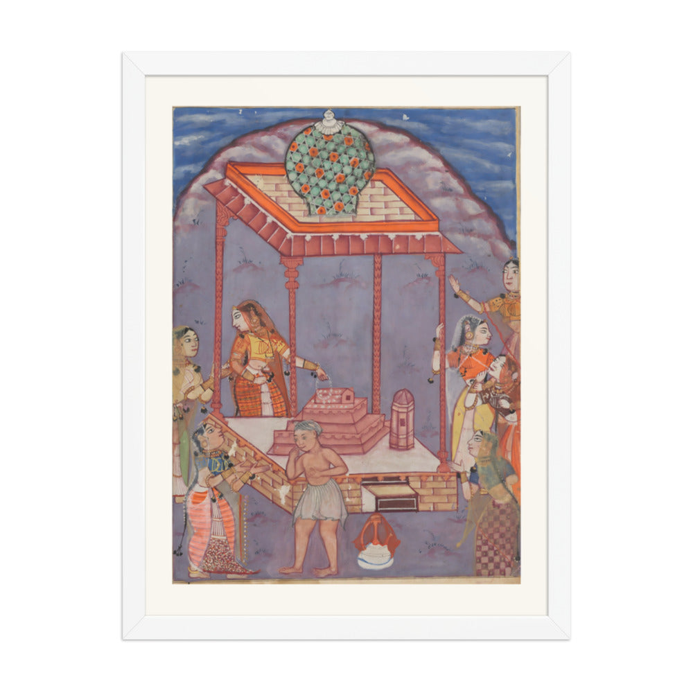 The destitute Mukhtar meets his wife Maimuna at a holy shrine — view 3